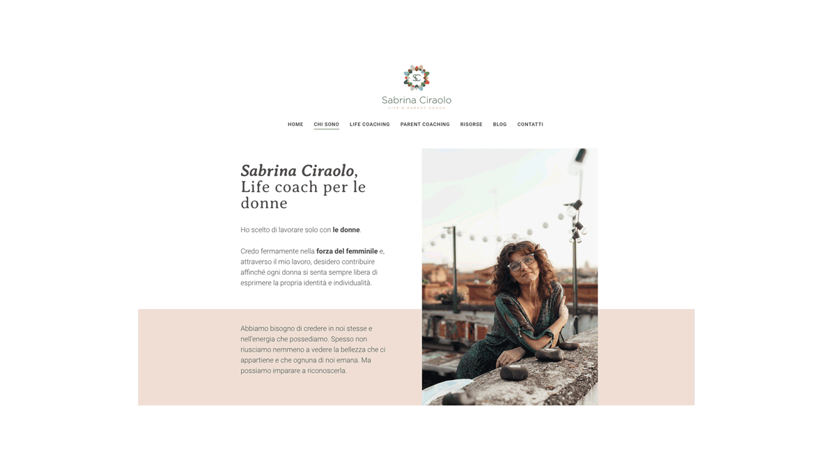 Sito web Sabrina Ciraolo